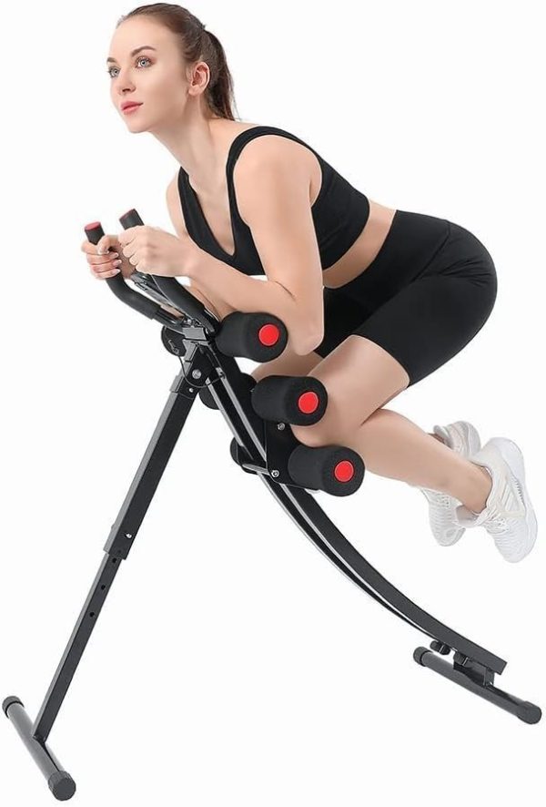 Core & Ab Trainer - Foldable AB Workout Machine for Home Gym