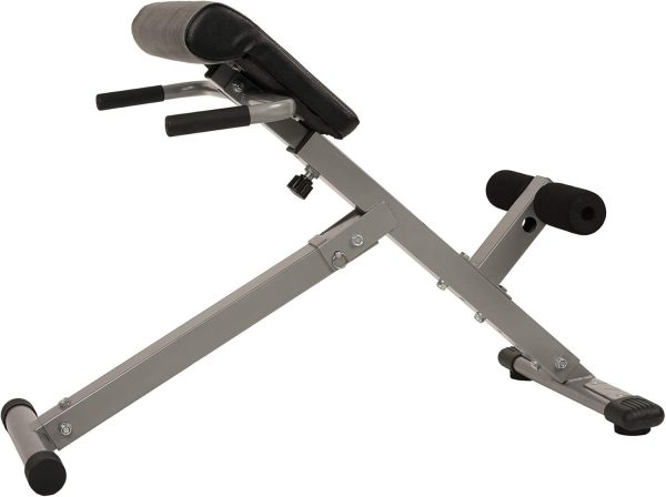 Foldable Hyperextension Roman Chair - Adjustable Sit-Up Bench for Glutes & Abs