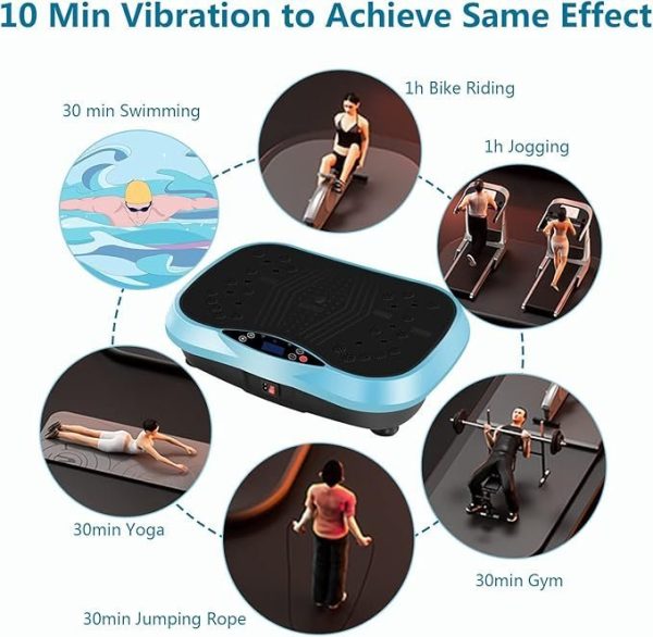 Vibration Plate Exercise Machine - Full Body Workout & Muscle Toning Platform