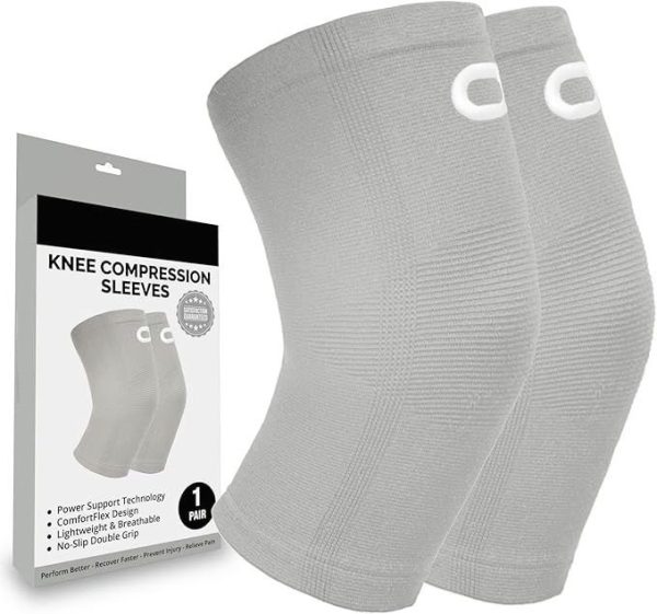 Knee Sleeve - Non-Slip Support for Sports & Workout