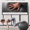 Yoga & Exercise Ball – Stability Ball for Fitness, Pregnancy & Office Use (Pump Included)