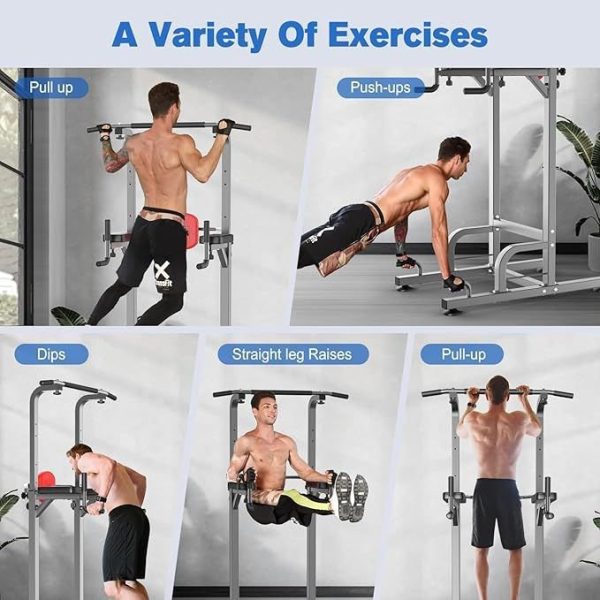 Power Tower Pull-Up & Dip Station